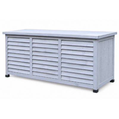 Rijoka Houten Opbergbox - Tuinbox - 350L - 1300x640x600mm - Blauwgrijs