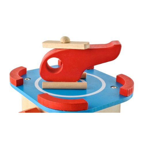 Rijoka Houten Parkeergarage - Parking met lift - Inclusief accessoires - 48x36x42cm - Afbeelding 5