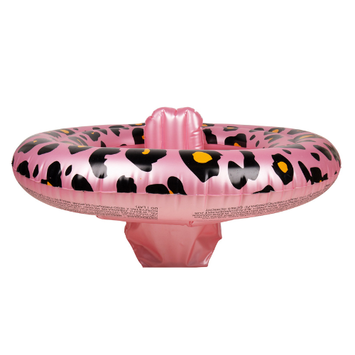 Babyfloat met luipaardprint/rosé gold - Swim Essentials - Afbeelding 2
