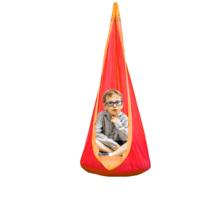 Rijoka Hangnest Cocoon Kinderen - Hangzak - Met Kussen voor Comfort - Kinderhangmat Rood