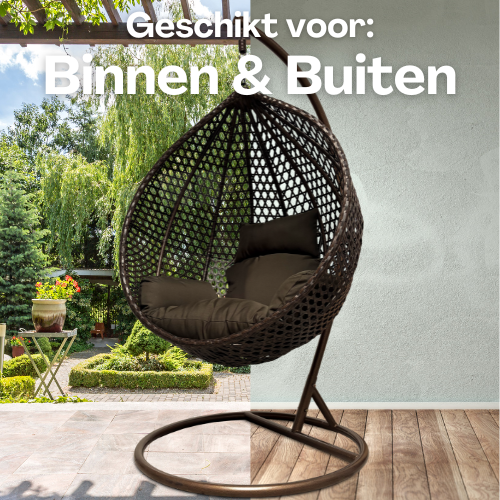 Rijoka Hangstoel Eggy Super Star - Coffee Brown | Eigen Ontwerp - Afbeelding 6