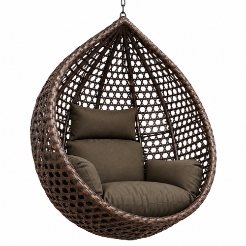 Rijoka Hangstoel Eggy Super Star - Coffee Brown | Eigen Ontwerp